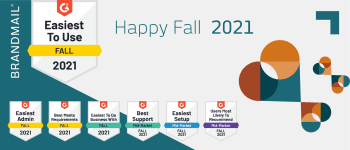 BrandMail wins 15 badges in G2 Fall 2021 Report