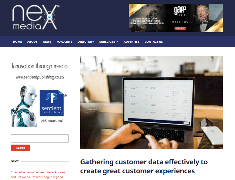 NEX MEDIA | Gathering customer data effectively to create great customer experiences