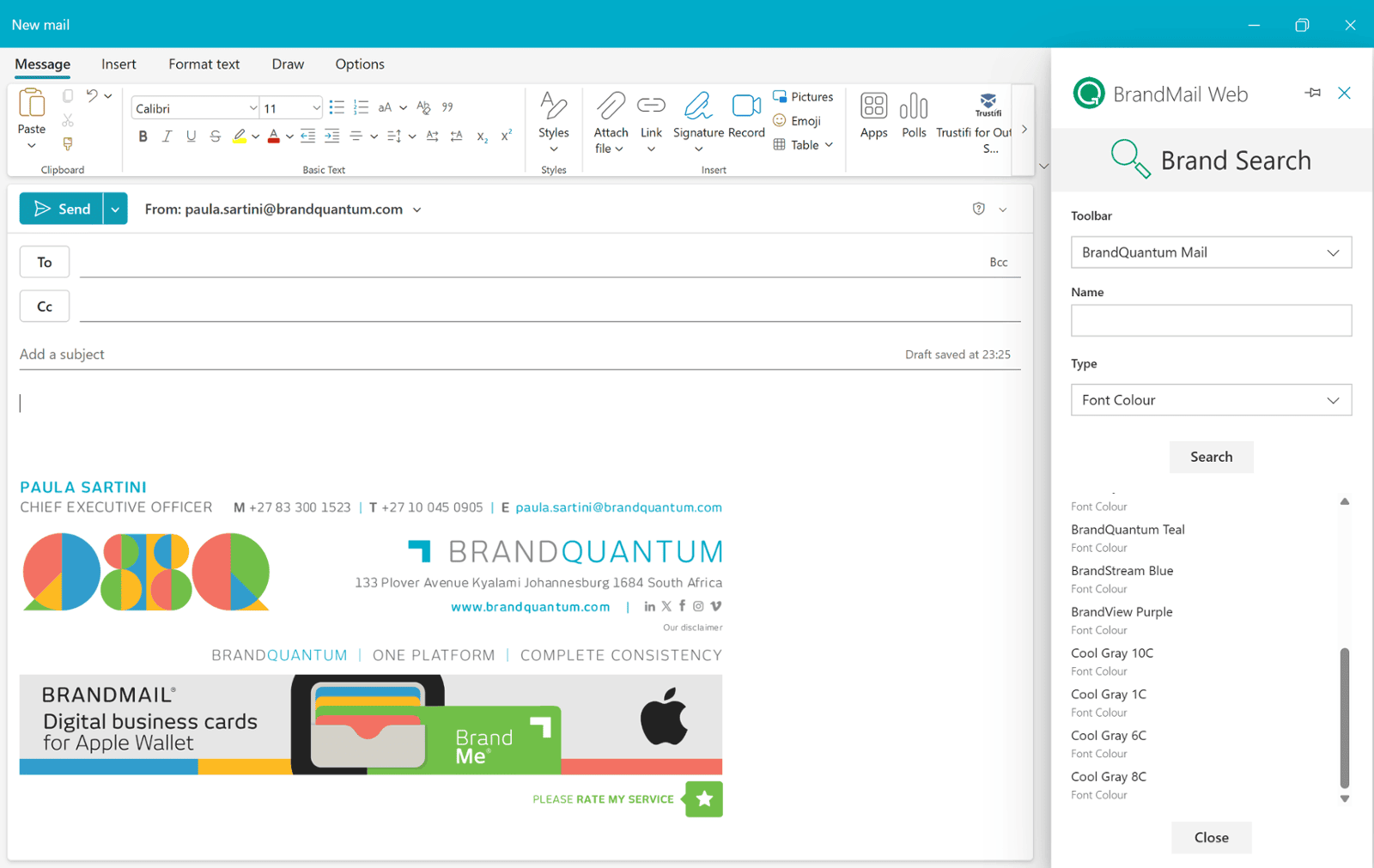 BrandMail Web Light Mode