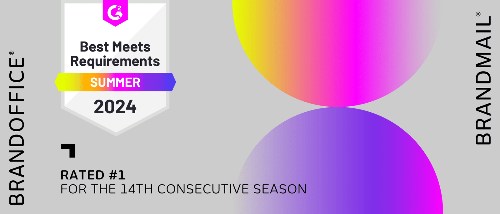 Fourteenth win for BrandQuantum in the G2 Summer 2024 Awards